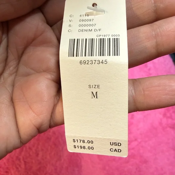 NWT Anthropologie Pilcro Draped Denim Duster Jacket - Picture 5 of 6